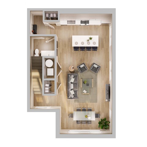 Floor plan for 3 beds, 2.5 baths, 2365 sqft